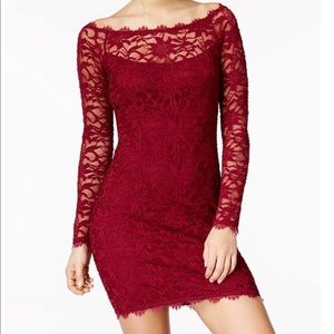 macys junior red dresses